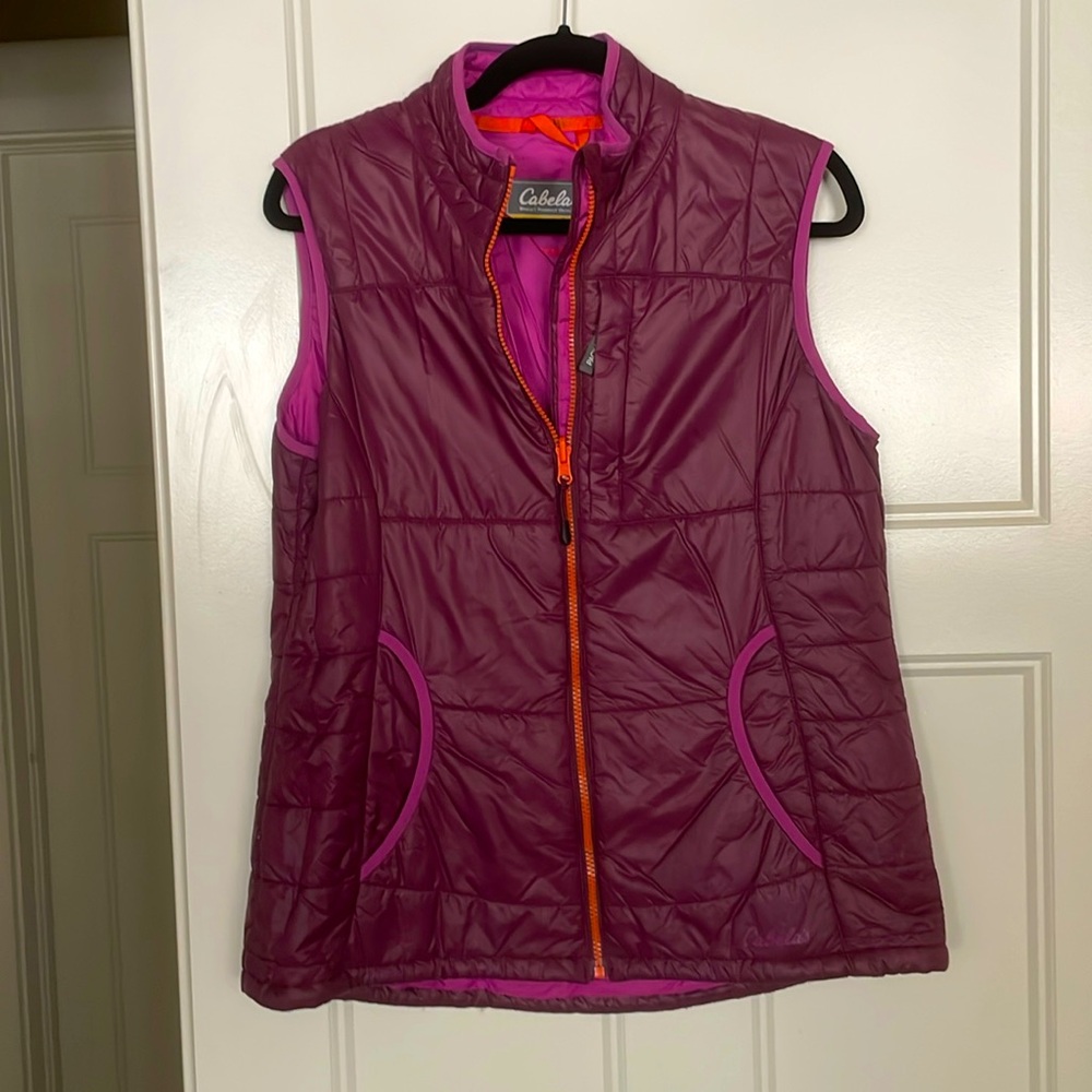 Warm Cabela’s vest. Lightweight. Only worn a few times